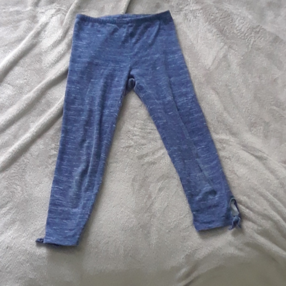 Cropped Blue Leggings